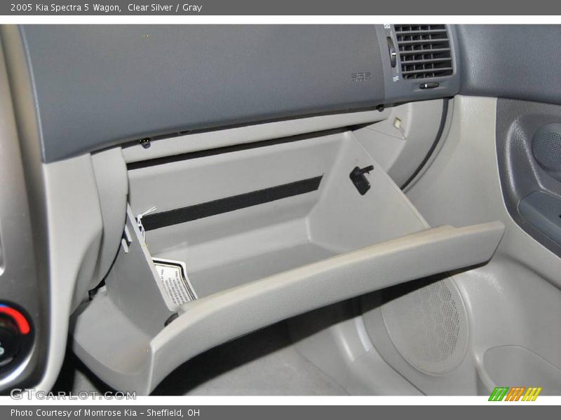 Clear Silver / Gray 2005 Kia Spectra 5 Wagon