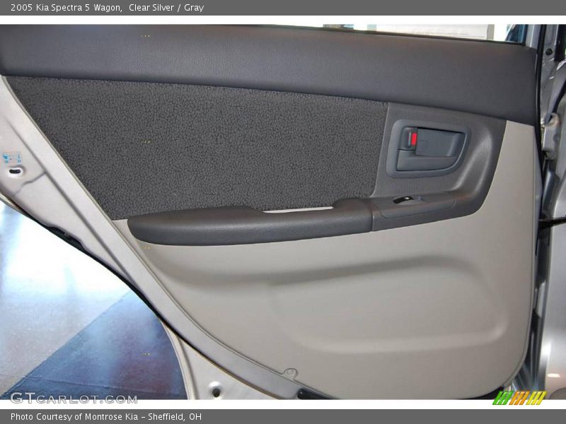 Clear Silver / Gray 2005 Kia Spectra 5 Wagon