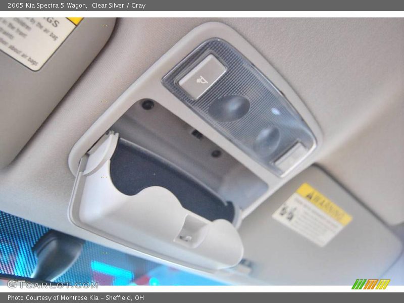 Clear Silver / Gray 2005 Kia Spectra 5 Wagon
