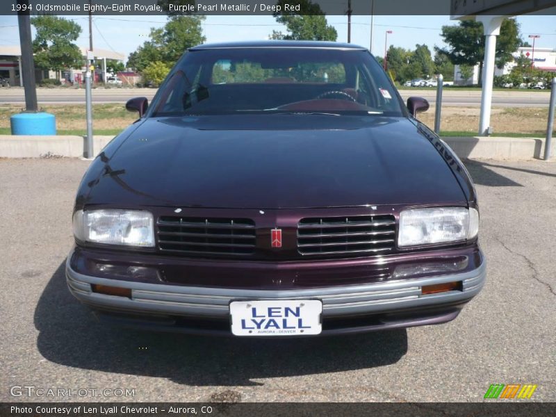 Purple Pearl Metallic / Deep Red 1994 Oldsmobile Eighty-Eight Royale