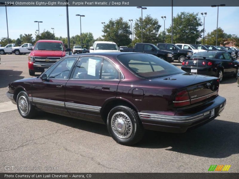 Purple Pearl Metallic / Deep Red 1994 Oldsmobile Eighty-Eight Royale