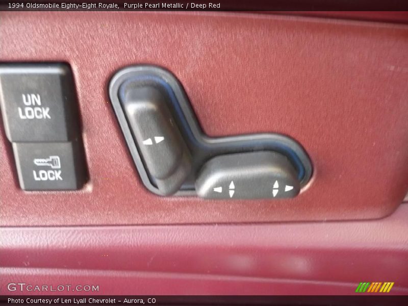 Purple Pearl Metallic / Deep Red 1994 Oldsmobile Eighty-Eight Royale