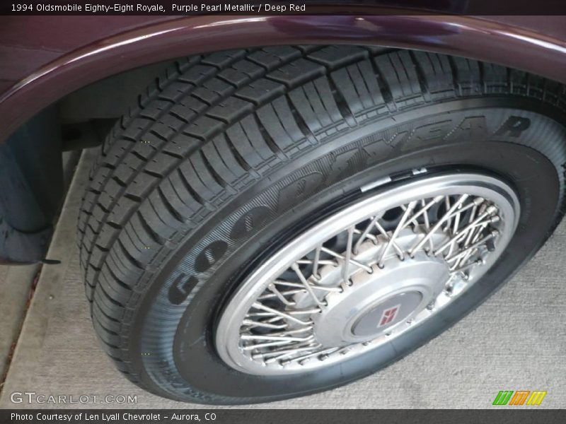 Purple Pearl Metallic / Deep Red 1994 Oldsmobile Eighty-Eight Royale