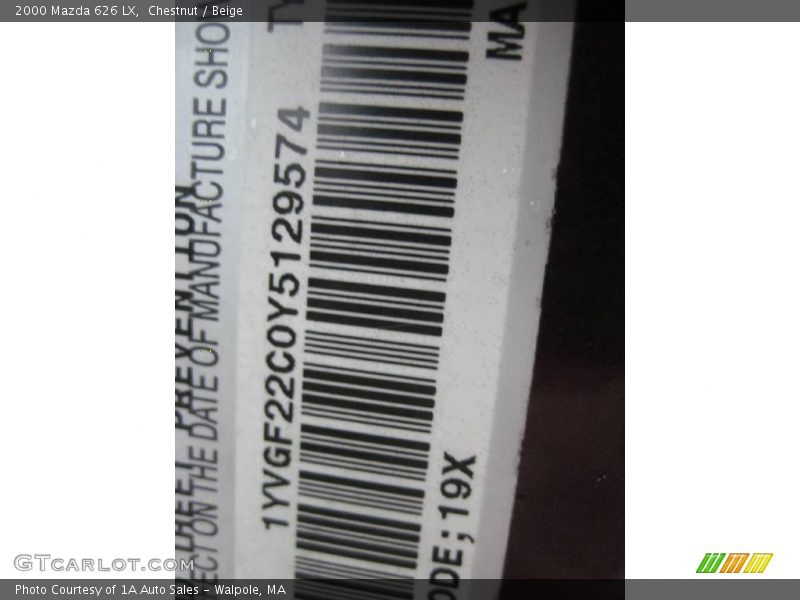Chestnut / Beige 2000 Mazda 626 LX