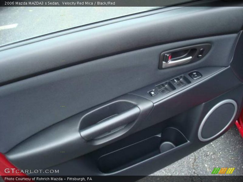 Velocity Red Mica / Black/Red 2006 Mazda MAZDA3 s Sedan