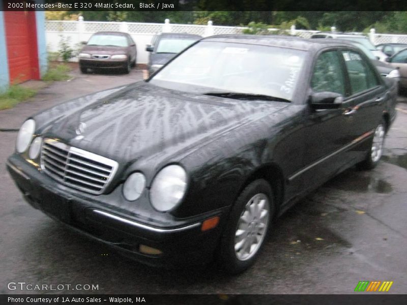Black / Java 2002 Mercedes-Benz E 320 4Matic Sedan