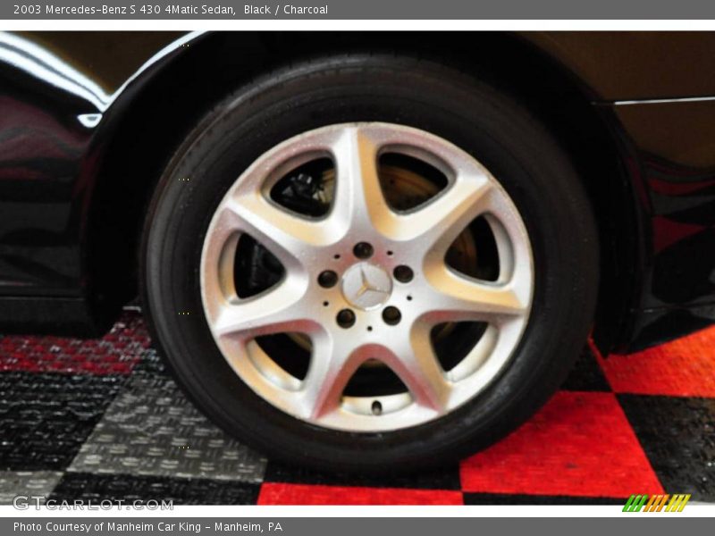 Black / Charcoal 2003 Mercedes-Benz S 430 4Matic Sedan