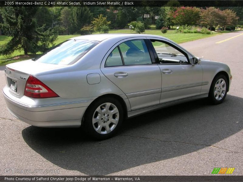 Iridium Silver Metallic / Black 2005 Mercedes-Benz C 240 4Matic Sedan