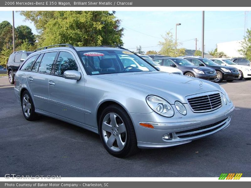 Brilliant Silver Metallic / Charcoal 2006 Mercedes-Benz E 350 Wagon