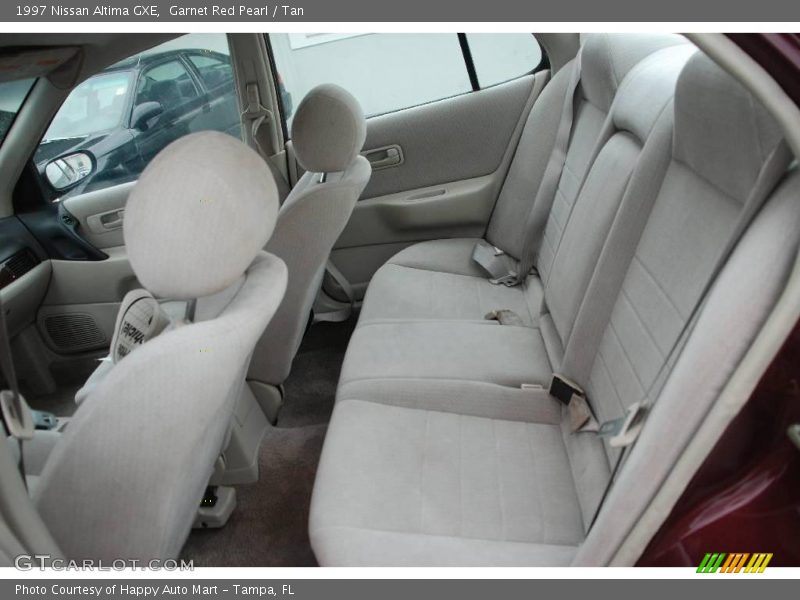 Garnet Red Pearl / Tan 1997 Nissan Altima GXE