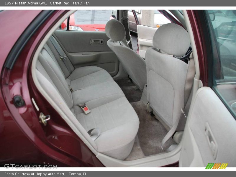 Garnet Red Pearl / Tan 1997 Nissan Altima GXE