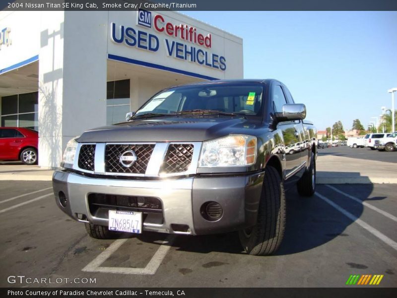 Smoke Gray / Graphite/Titanium 2004 Nissan Titan SE King Cab
