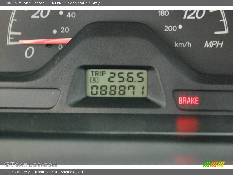 Munich Silver Metallic / Gray 2003 Mitsubishi Lancer ES