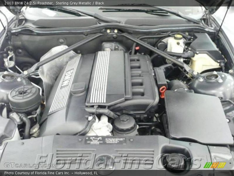 Sterling Grey Metallic / Black 2003 BMW Z4 2.5i Roadster