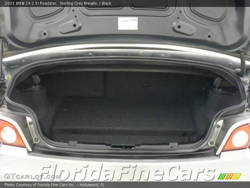 Sterling Grey Metallic / Black 2003 BMW Z4 2.5i Roadster