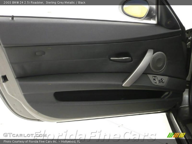 Sterling Grey Metallic / Black 2003 BMW Z4 2.5i Roadster