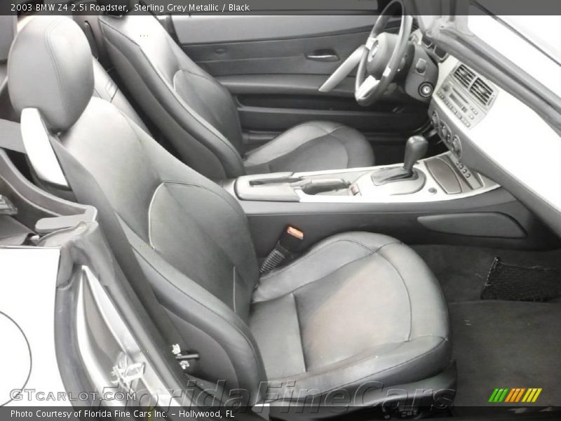 Sterling Grey Metallic / Black 2003 BMW Z4 2.5i Roadster