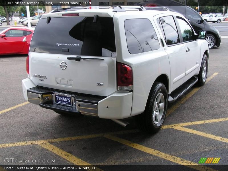 Blizzard White / Sand 2007 Nissan Armada SE 4x4