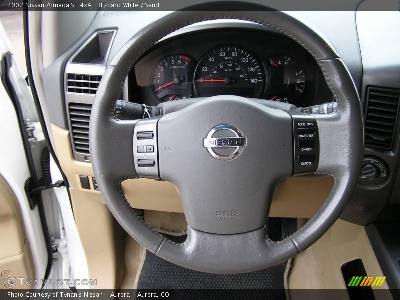 Blizzard White / Sand 2007 Nissan Armada SE 4x4