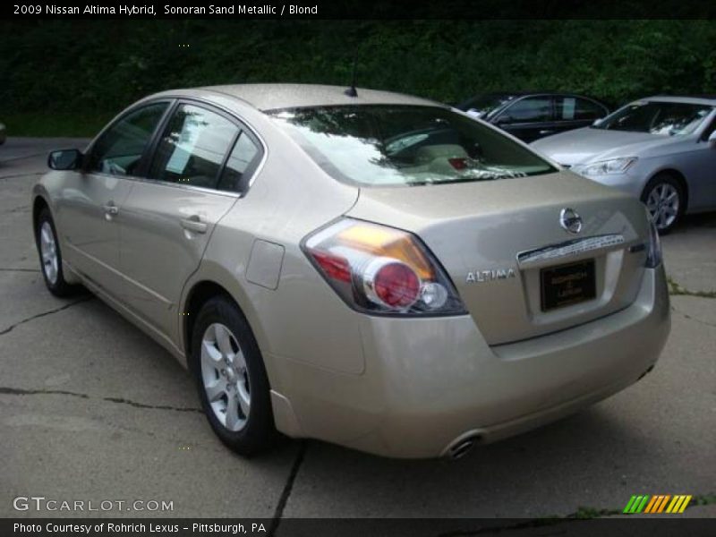 Sonoran Sand Metallic / Blond 2009 Nissan Altima Hybrid