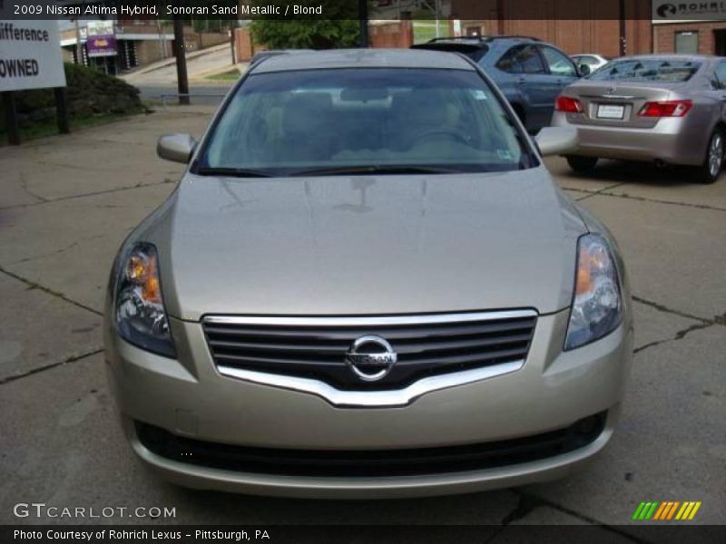 Sonoran Sand Metallic / Blond 2009 Nissan Altima Hybrid