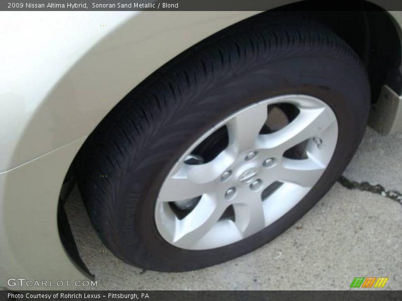 Sonoran Sand Metallic / Blond 2009 Nissan Altima Hybrid