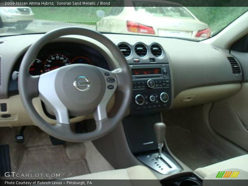 Sonoran Sand Metallic / Blond 2009 Nissan Altima Hybrid