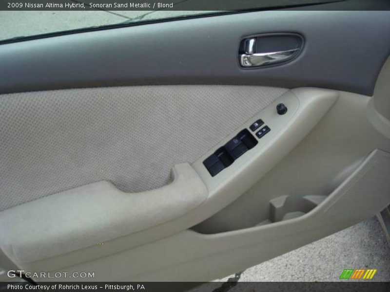 Sonoran Sand Metallic / Blond 2009 Nissan Altima Hybrid