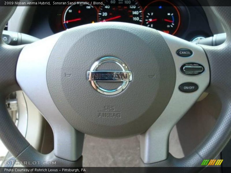 Sonoran Sand Metallic / Blond 2009 Nissan Altima Hybrid