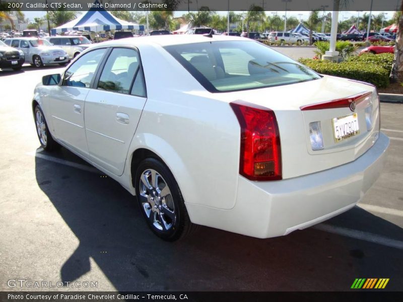 White Diamond / Cashmere 2007 Cadillac CTS Sedan