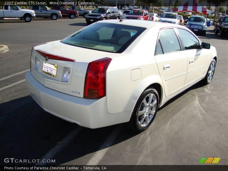 White Diamond / Cashmere 2007 Cadillac CTS Sedan