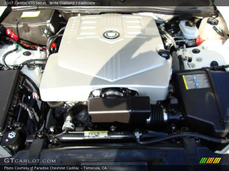 White Diamond / Cashmere 2007 Cadillac CTS Sedan