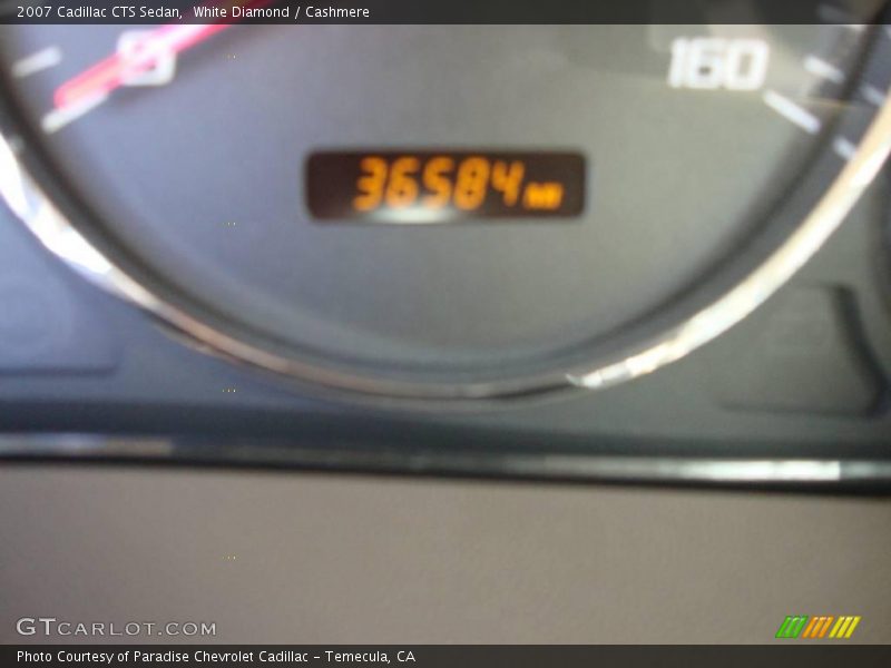 White Diamond / Cashmere 2007 Cadillac CTS Sedan