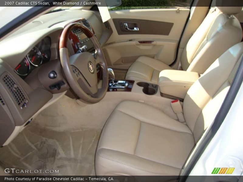 White Diamond / Cashmere 2007 Cadillac CTS Sedan