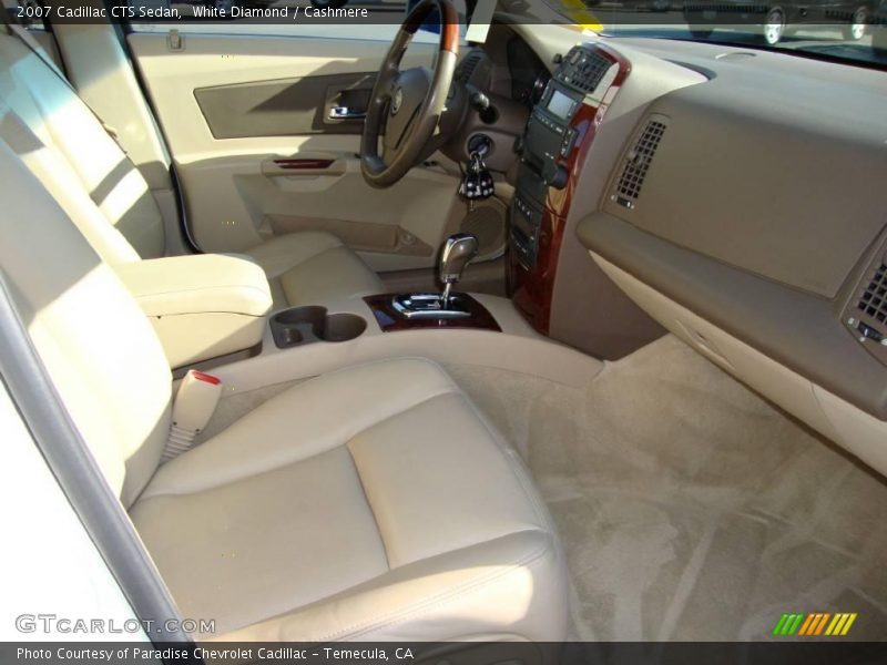 White Diamond / Cashmere 2007 Cadillac CTS Sedan