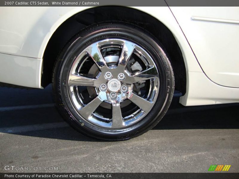 White Diamond / Cashmere 2007 Cadillac CTS Sedan