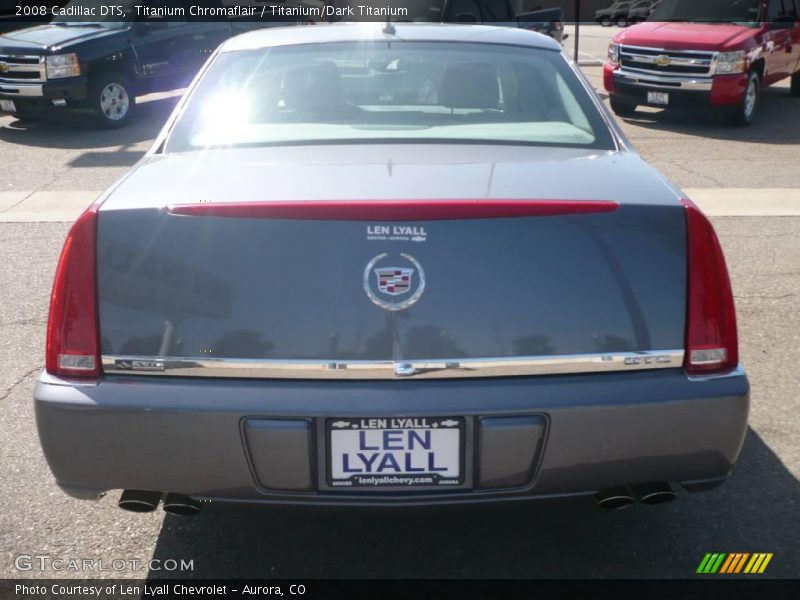 Titanium Chromaflair / Titanium/Dark Titanium 2008 Cadillac DTS