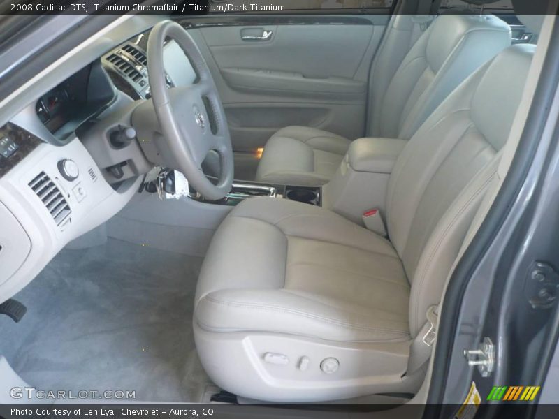Titanium Chromaflair / Titanium/Dark Titanium 2008 Cadillac DTS