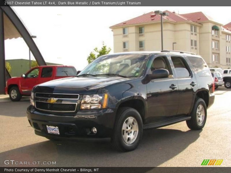 Dark Blue Metallic / Dark Titanium/Light Titanium 2007 Chevrolet Tahoe LT 4x4