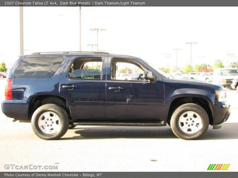 Dark Blue Metallic / Dark Titanium/Light Titanium 2007 Chevrolet Tahoe LT 4x4