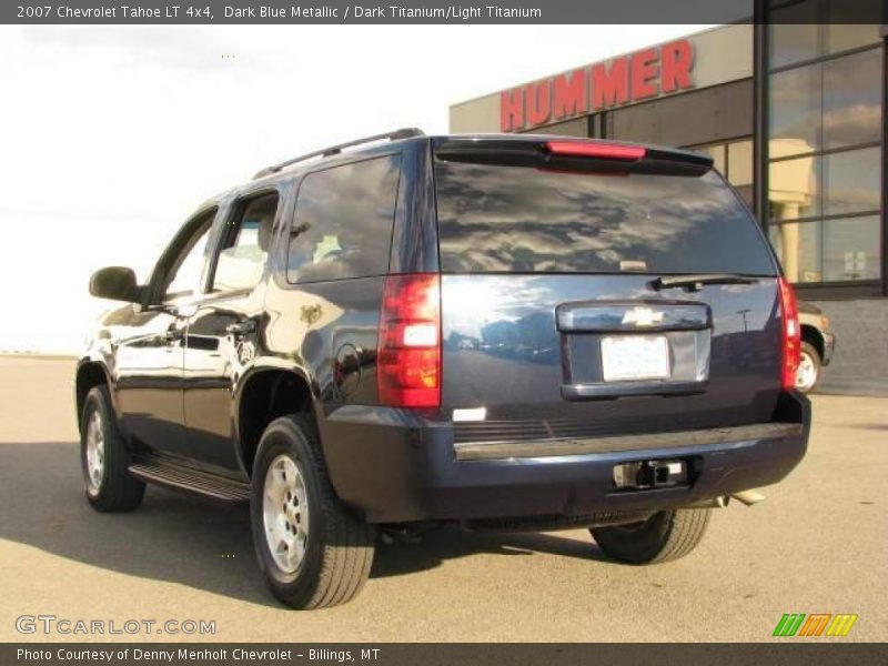 Dark Blue Metallic / Dark Titanium/Light Titanium 2007 Chevrolet Tahoe LT 4x4