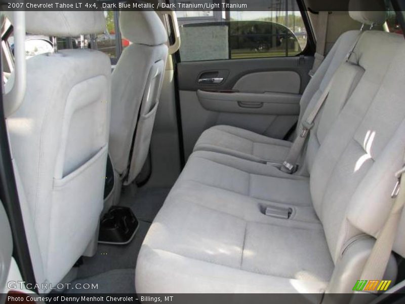 Dark Blue Metallic / Dark Titanium/Light Titanium 2007 Chevrolet Tahoe LT 4x4