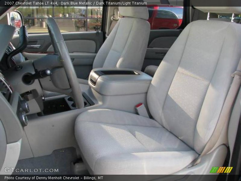 Dark Blue Metallic / Dark Titanium/Light Titanium 2007 Chevrolet Tahoe LT 4x4