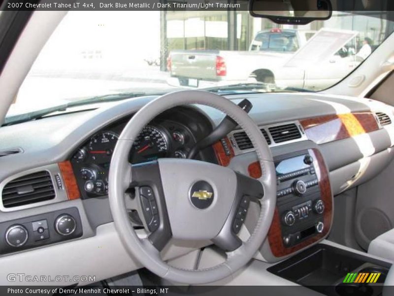 Dark Blue Metallic / Dark Titanium/Light Titanium 2007 Chevrolet Tahoe LT 4x4
