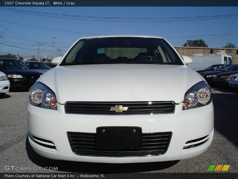 White / Gray 2007 Chevrolet Impala LT