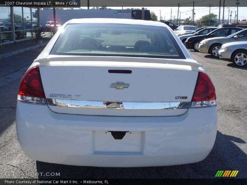 White / Gray 2007 Chevrolet Impala LT