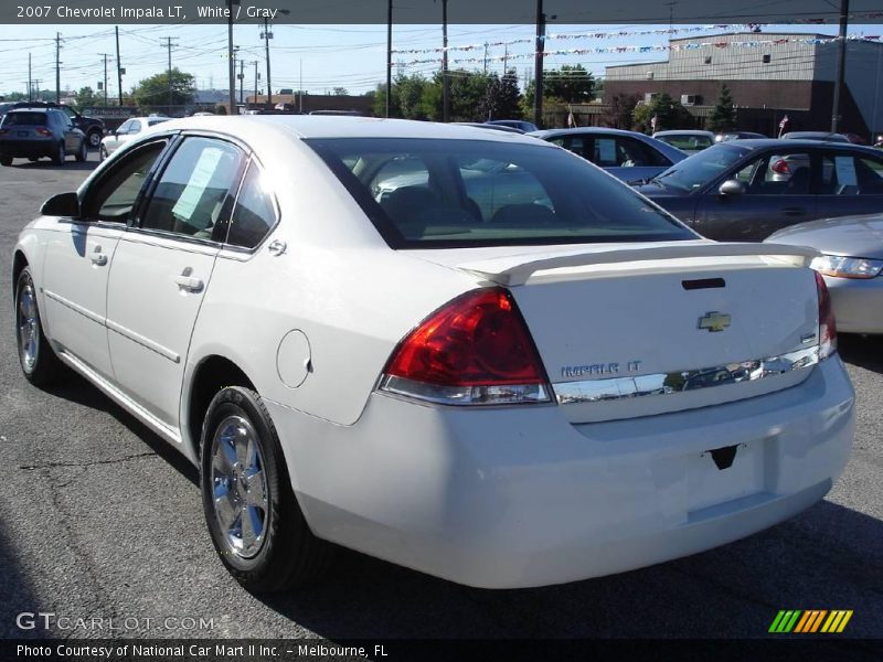 White / Gray 2007 Chevrolet Impala LT