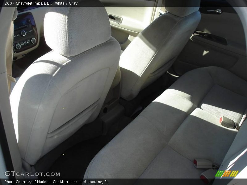 White / Gray 2007 Chevrolet Impala LT