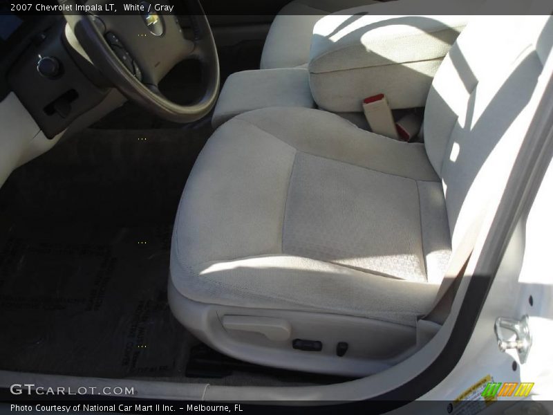 White / Gray 2007 Chevrolet Impala LT