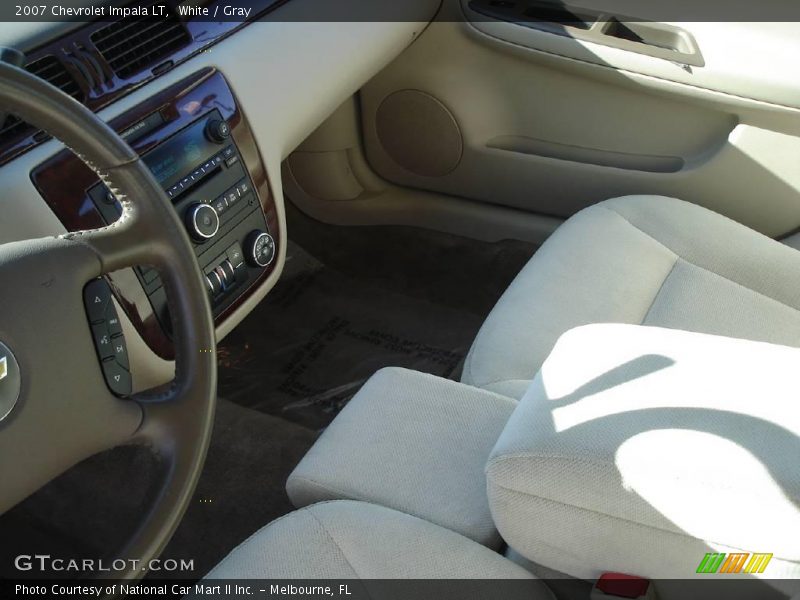 White / Gray 2007 Chevrolet Impala LT